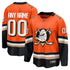 Anaheim Ducks Fanatics Home Breakaway Custom Jersey - Orange