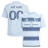 Adidas Sporting Kansas City Youth 2025 One KC Replica Custom Jersey Light Blue