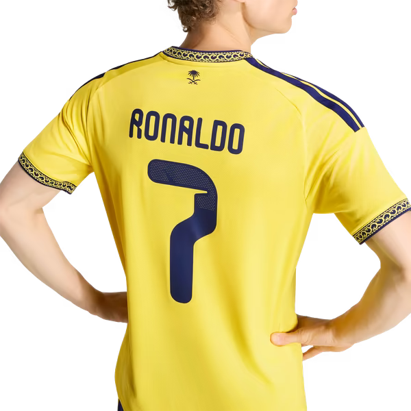 Cristiano Ronaldo Al-Nassr FC adidas 2026/27 Home Replica Jersey - Yellow