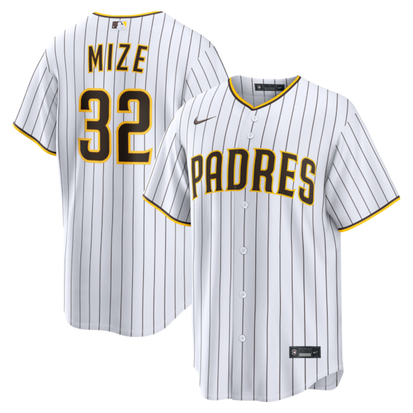 Casey Mize San Diego Padres Nike Home Replica Jersey - White