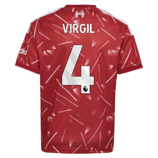 Adidas Virgil Van Dijk Liverpool 2026/27 Home Replica Youth Jersey Red