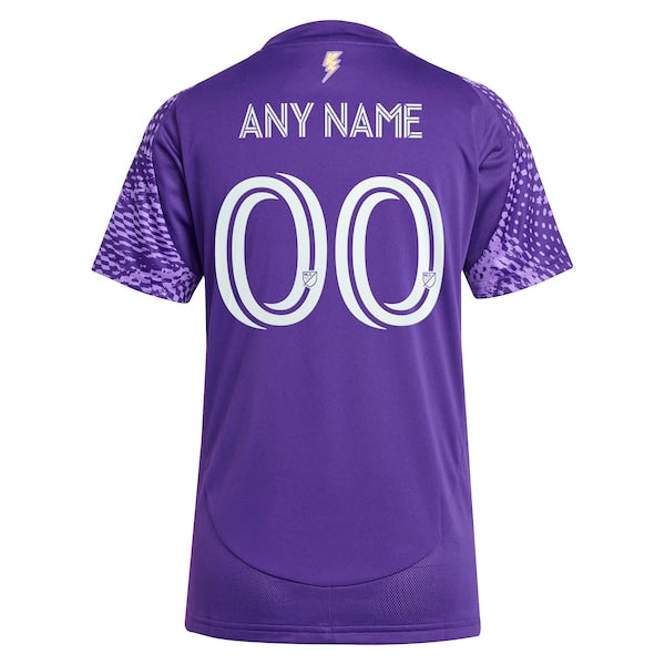 Customized Orlando City SC Women's 2025 Perfect Storm Replica Custom Jersey Purple