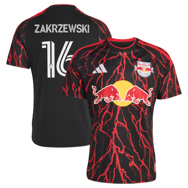 Customized Julian Hall New York Red Bulls 2026 The Rooted Kit Replica Jersey Black
