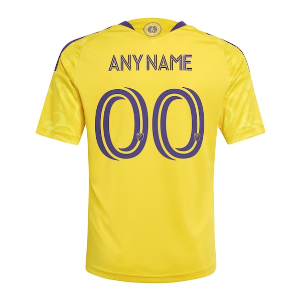 Customized Orlando City SC Youth 2026 Sunken Treasure Kit Replica Custom Jersey Gold