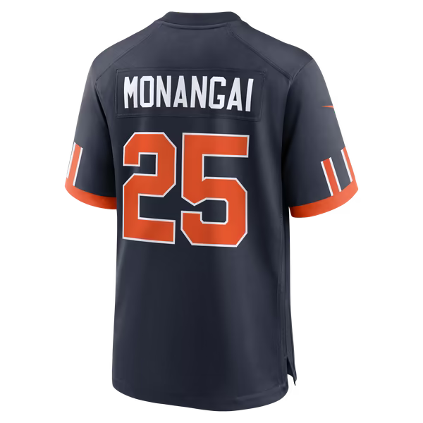 Kyle Monangai Chicago Bears Nike 2026 Rivalries Collection Game Jersey - Navy