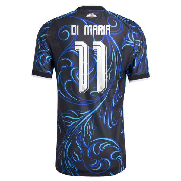 Adidas Angel Di Maria Argentina National Team 2026 Away Authentic Jersey Black