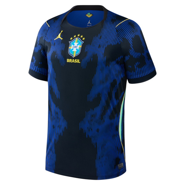 Jordan Brand Brazil National Team 2026 Away Stadium Replica Jersey Blue
