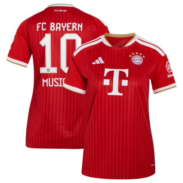 Adidas Jamal Musiala Bayern Munich 2026/27 Home Replica Jersey Red