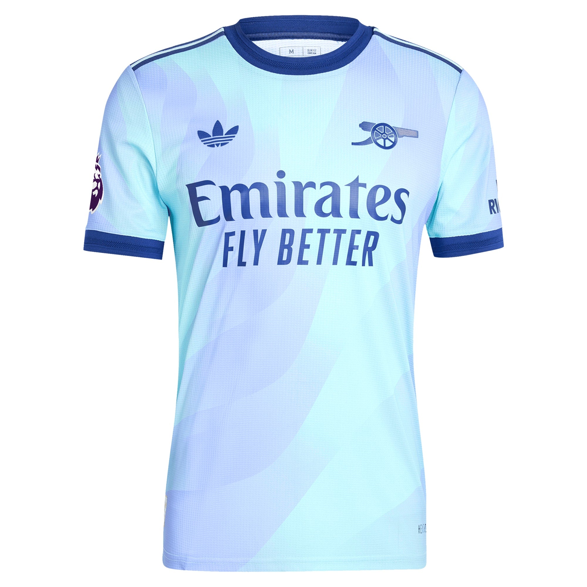 Arsenal adidas Originals 2024/25 Third Custom Jersey - Aqua