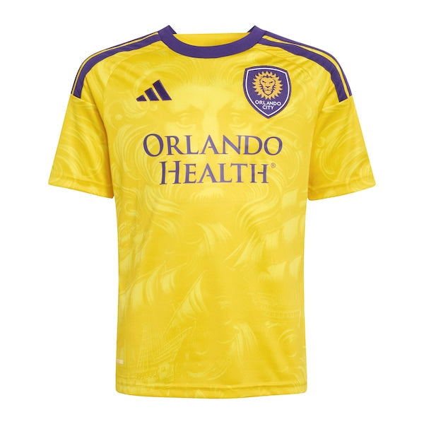 Customized Orlando City SC Youth 2026 Sunken Treasure Kit Replica Custom Jersey Gold