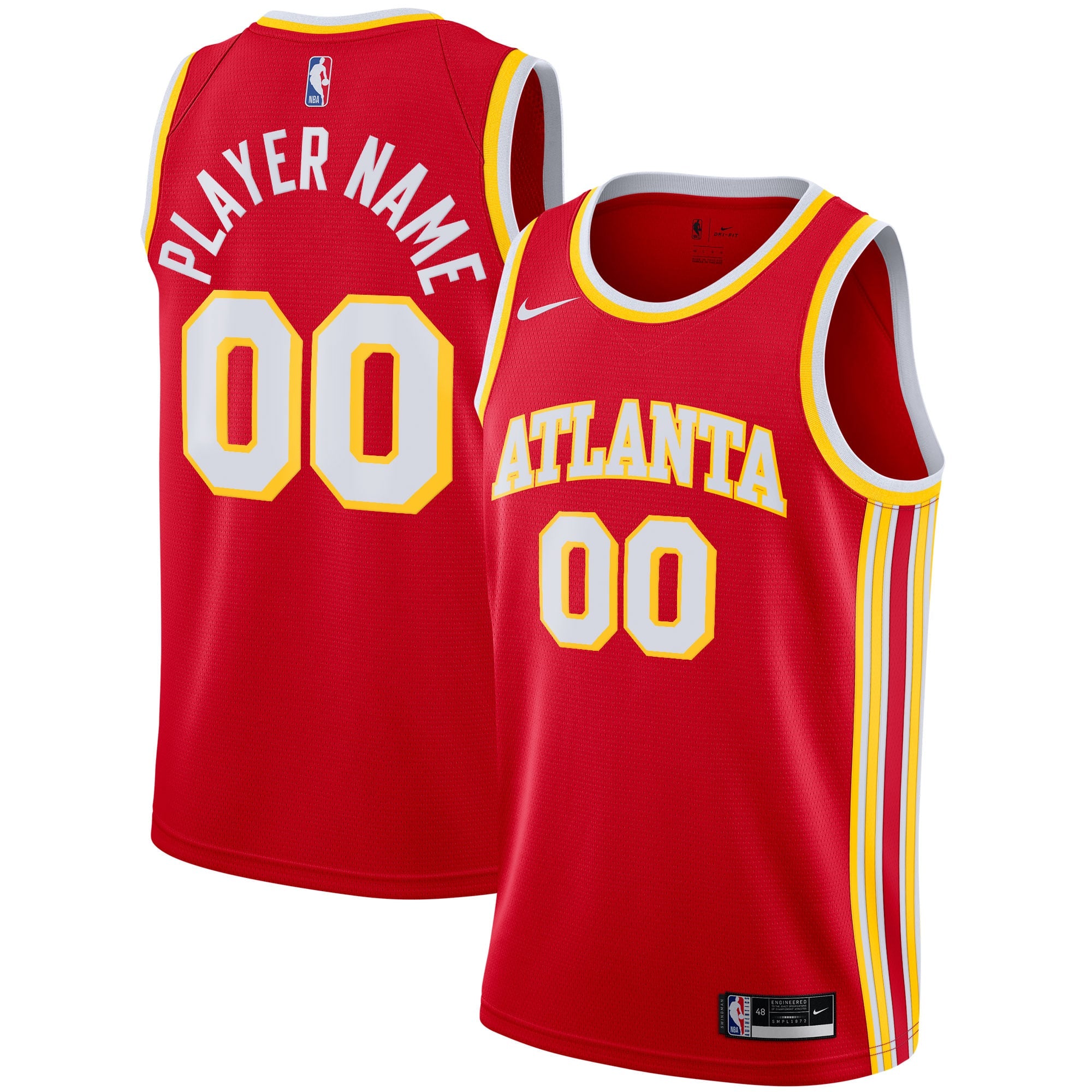 JERSEY INTL (JI) Nike Atlanta Hawks Swingman Jersey Icon