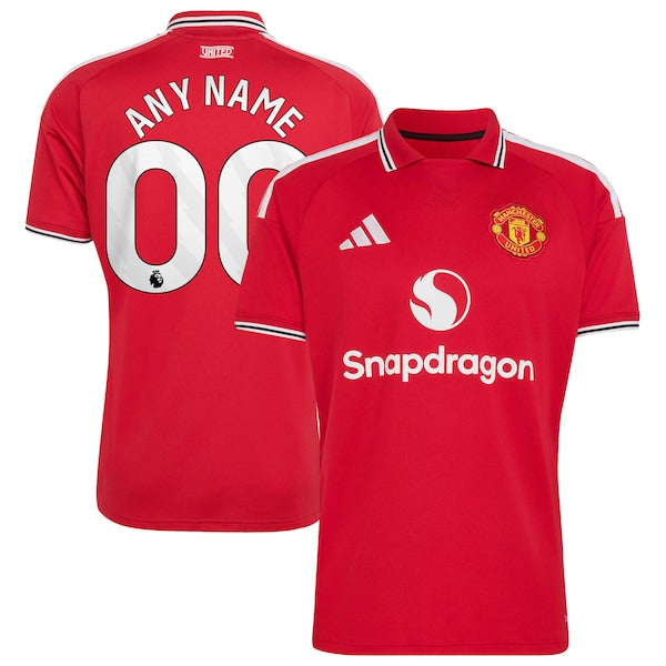 Adidas Manchester United 2026/27 Home Replica Custom Jersey Red