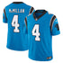Tetairoa McMillan Carolina Panthers Nike Alternate Vapor F.U.S.E. Stitched Limited Jersey - Blue