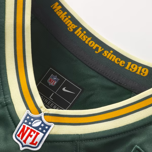 Lukas Van Ness Green Bay Packers Nike 2026 Rivalries Collection Game Jersey - Green