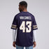 Andrew Van Ginkel Minnesota Vikings Nike 2026 Rivalries Collection Game Jersey - Purple