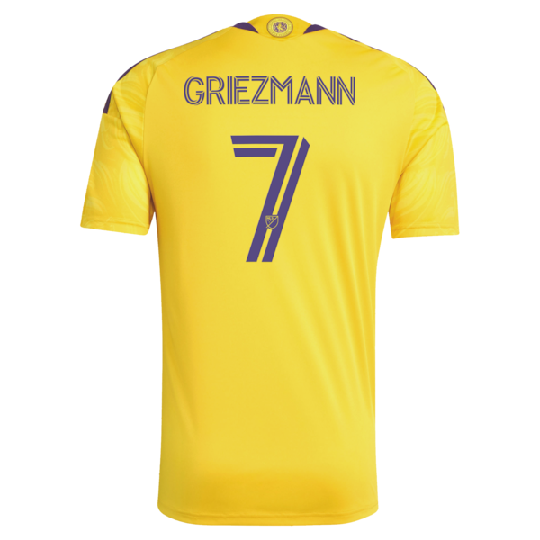 Customized Antoine Griezmann Orlando City SC 2026 Sunken Treasure Kit Replica Jersey Yellow