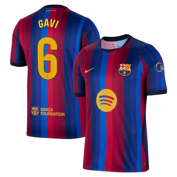 Nike Gavi Barcelona 2026/27 Home Stadium Replica Jersey Red