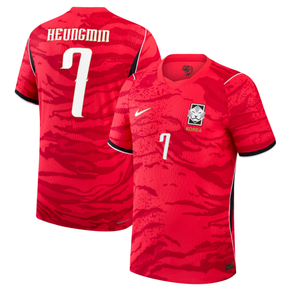Nike Son Heung-Min South Korea National Team 2026 Home Match Authentic Jersey Red