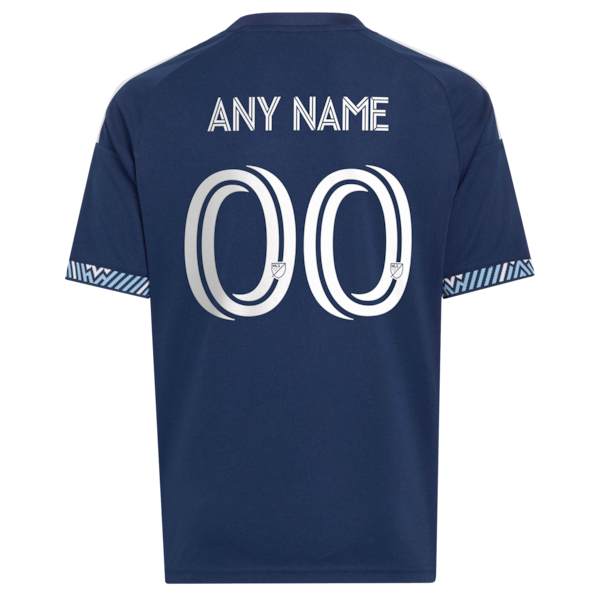 Adidas Vancouver Whitecaps FC Youth 2026 The Coastal Jersey Replica Custom Jersey Blue