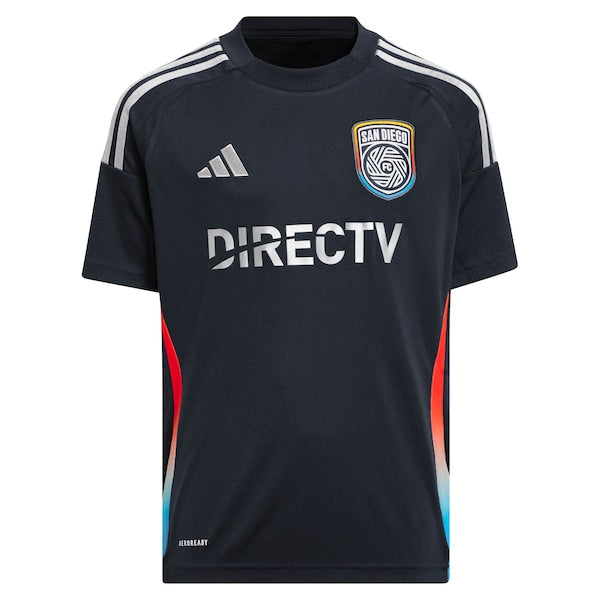 Customized San Diego FC Youth 2025 State of Flow Replica Custom Jersey Navy