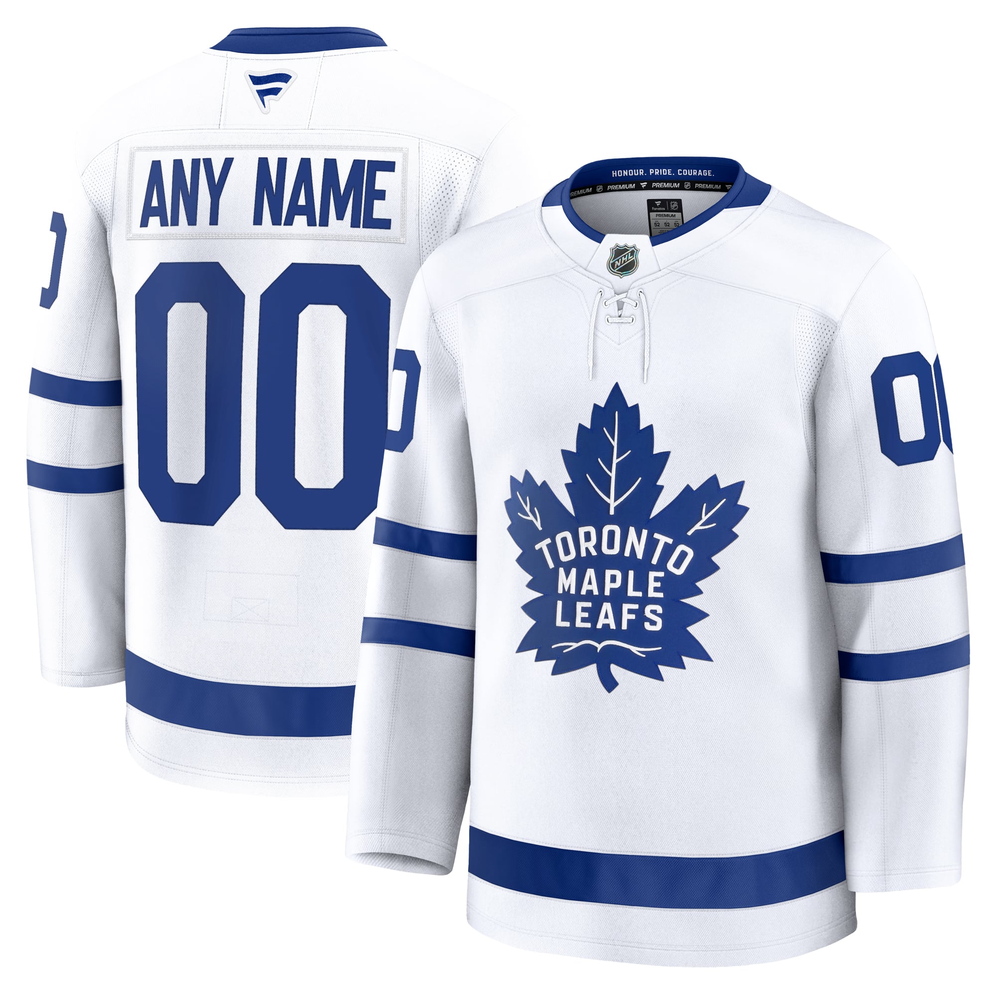 JERSEY INTL (JI) Fanatics Toronto Maple Leafs Away Custom Jersey