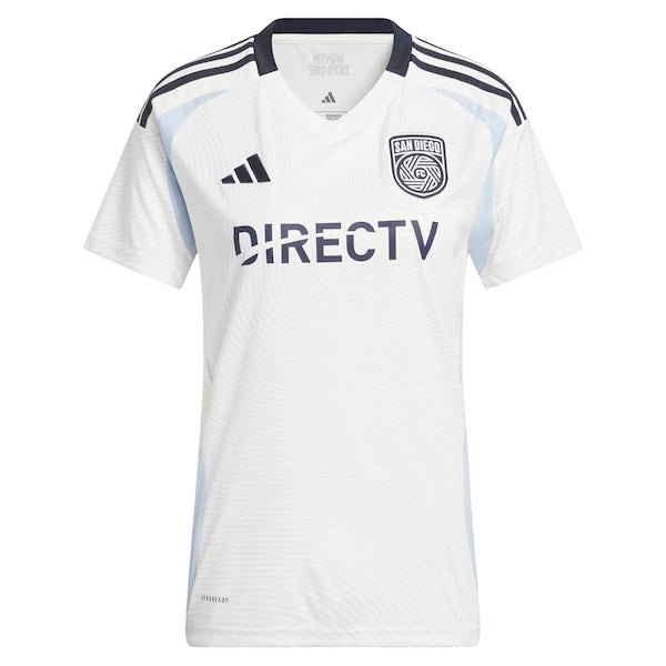 Customized San Diego FC Women's 2025 Woven Into One Replica Custom Jersey White