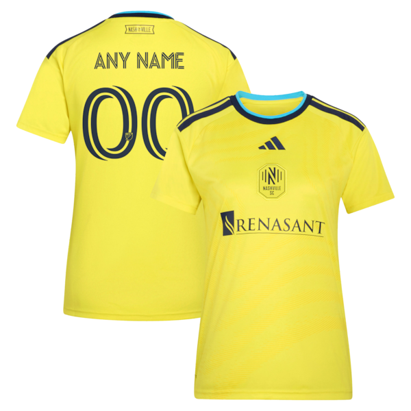 Customized Nashville SC 2026 The Reverb Kit Replica Custom Jersey Yellow
