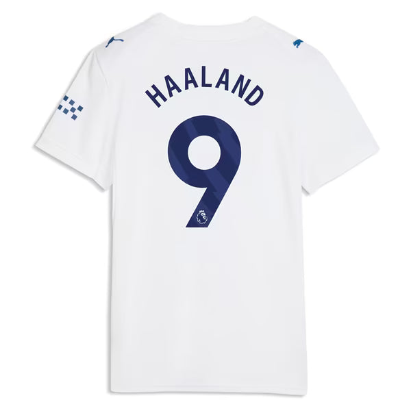 Erling Haaland Manchester City Puma Women's 2026/27 Third Replica Jersey - White