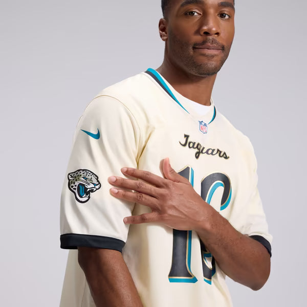 Trevor Lawrence Jacksonville Jaguars Nike 2026 Rivalries Collection Game Jersey - Natural