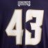 Andrew Van Ginkel Minnesota Vikings Nike 2026 Rivalries Collection Game Jersey - Purple