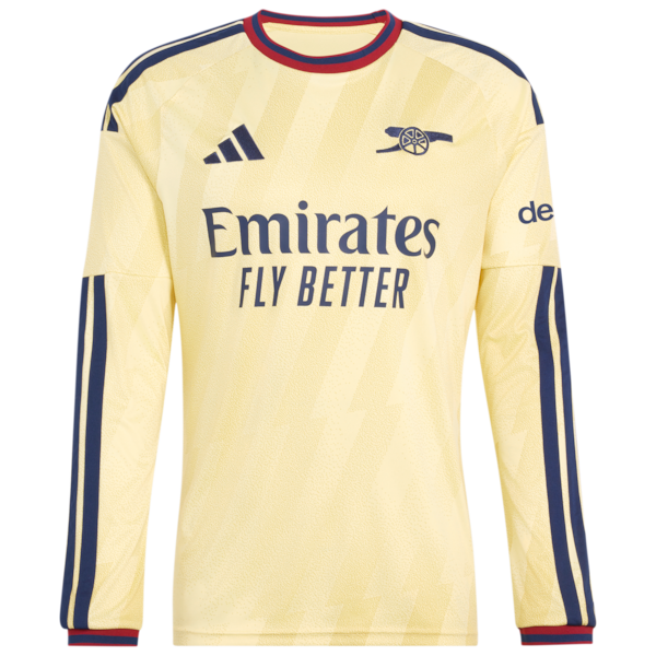 Arsenal adidas 2026/27 Third Replica Long Sleeve Jersey - Yellow