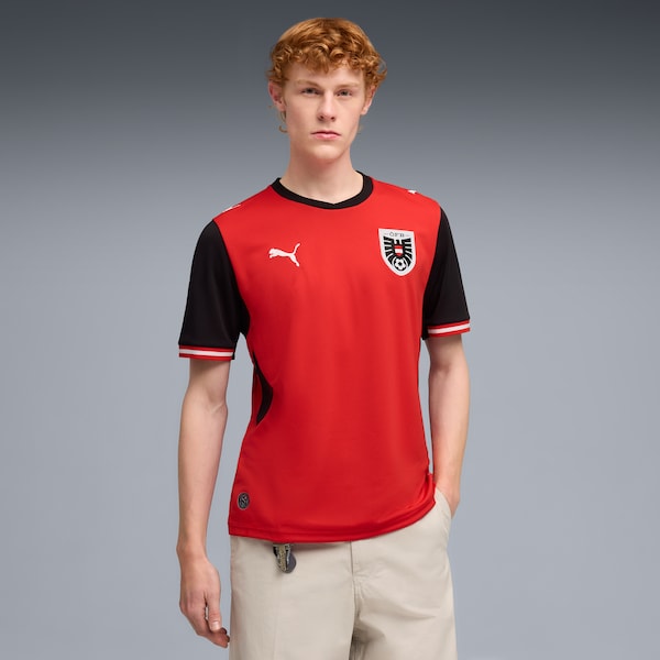 Puma Austria National Team 2026 Home Replica Jersey Red