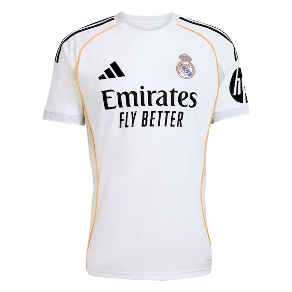 Adidas Real Madrid 2025/26 Home Replica Custom Jersey White