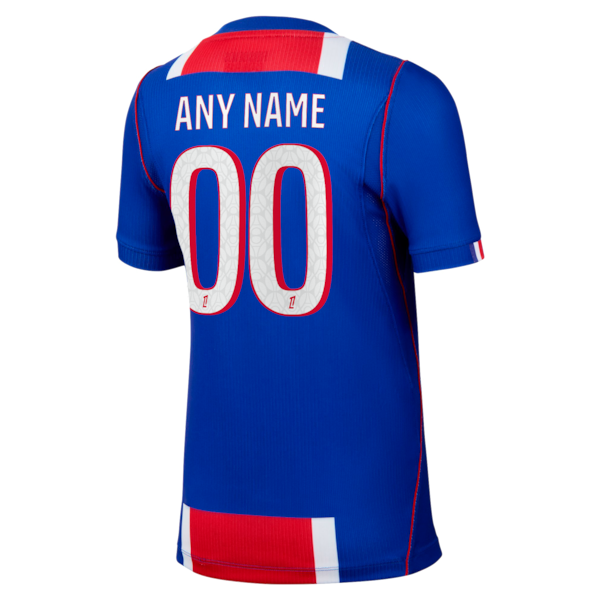 Nike Paris Saint-Germain 2026/27 Home Stadium Replica Custom Jersey Blue