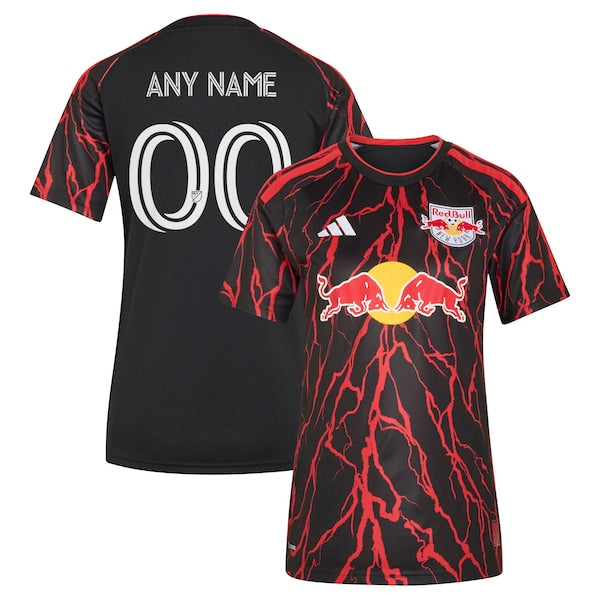 Customized New York Red Bulls 2026 The Rooted Kit Replica Custom Jersey Black