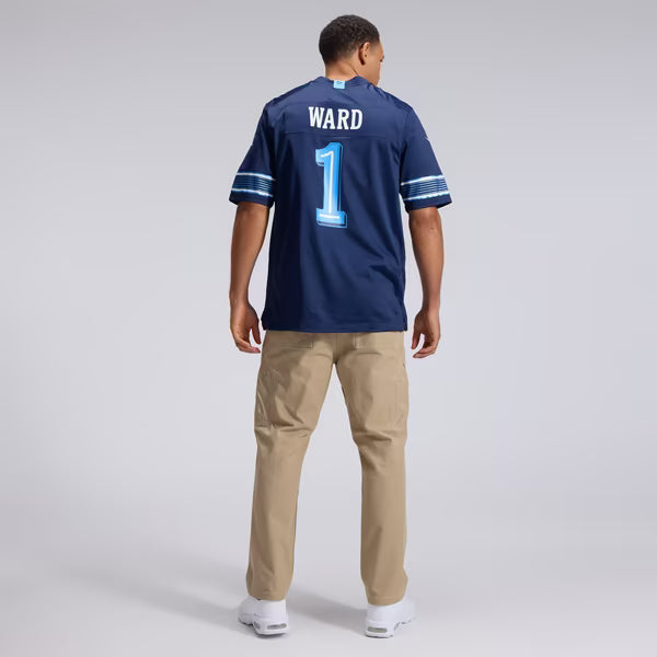 Cameron Ward Tennessee Titans Nike 2026 Rivalries Collection Game Jersey - Navy