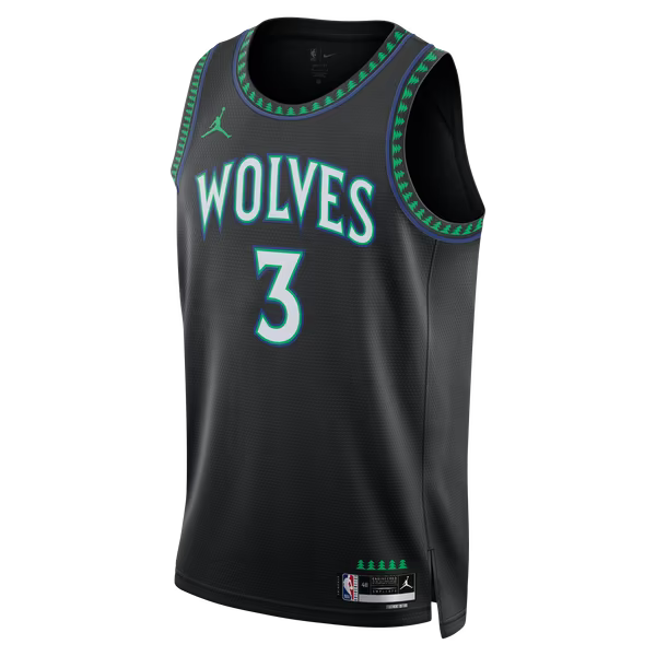 Jaden McDaniels Minnesota Timberwolves Jordan Brand Unisex Swingman Jersey - Statement Edition - Black