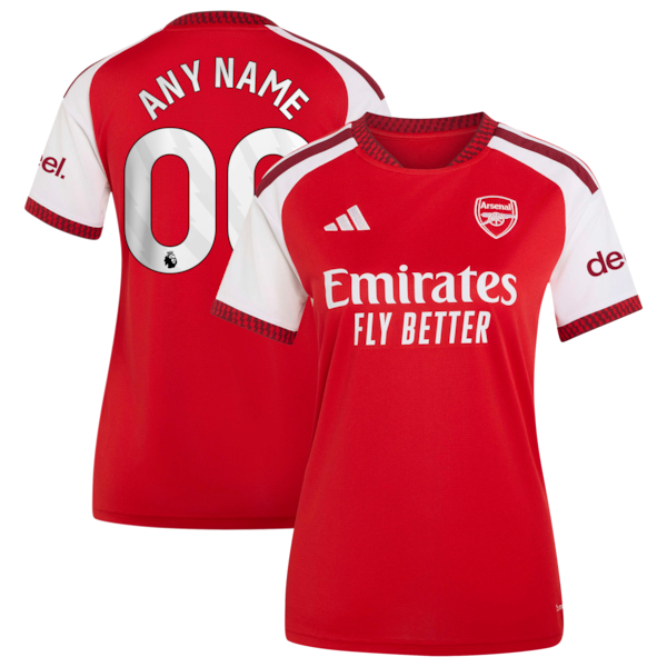 Adidas Arsenal 2026/27 Home Replica Custom Jersey Red