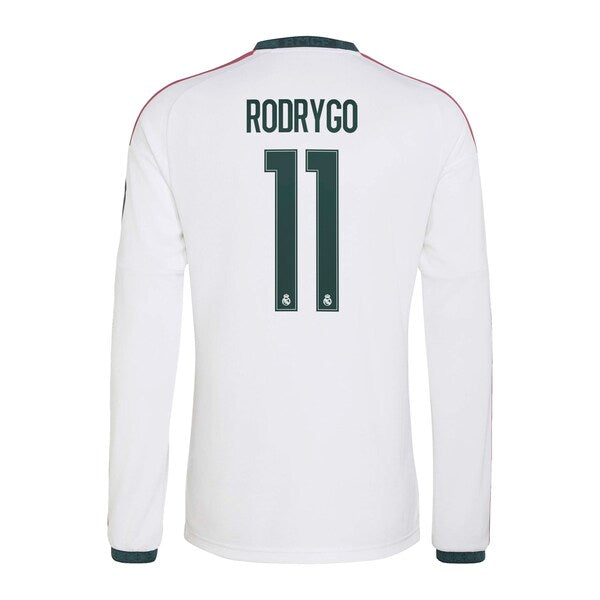 Adidas Real Madrid 2026/27 Home Replica Long Sleeve Jersey White