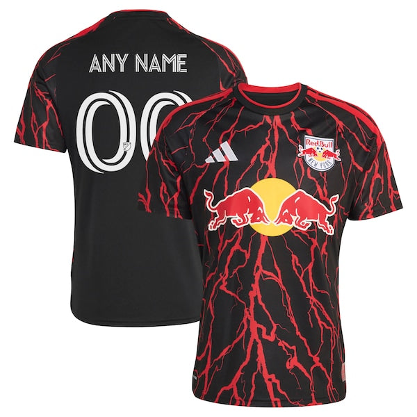 Customized New York Red Bulls 2026 The Rooted Kit Replica Custom Jersey Black