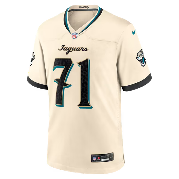 Tony Boselli Jacksonville Jaguars Nike 2026 Rivalries Collection Game Jersey - Natural
