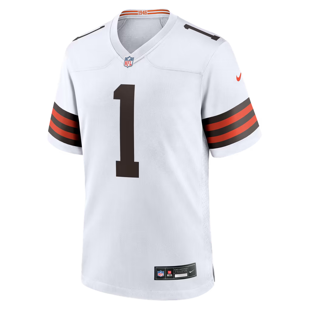 KC Concepcion Jr. Cleveland Browns Nike Game Jersey - White