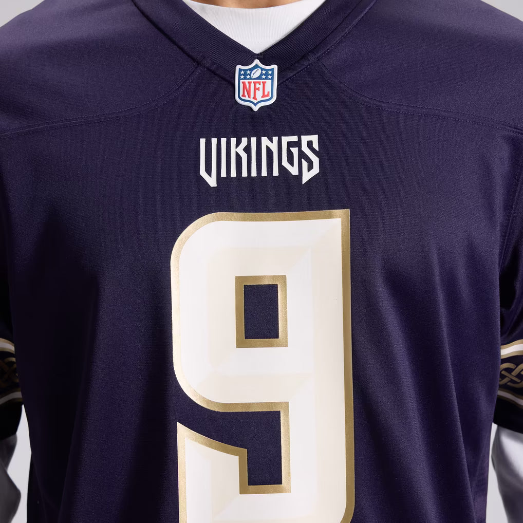 J.J McCarthy Minnesota Vikings Nike 2026 Rivalries Collection Game Jersey - Purple