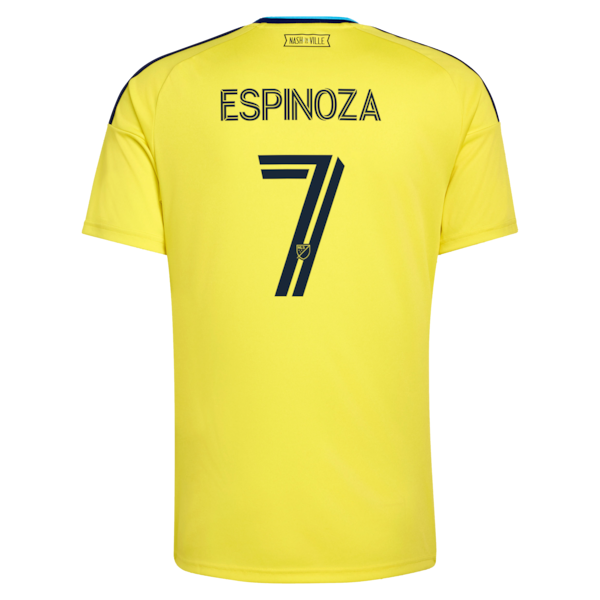 Customized Cristian Espinoza Nashville SC 2026 The Reverb Kit Replica Custom Jersey Yellow