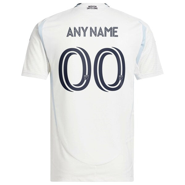 Customized San Diego FC 2025 Woven Into One Replica Custom Jersey White