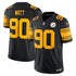 T.J. Watt Pittsburgh Steelers Nike Alternate Vapor F.U.S.E. Stitched Limited Jersey - Black