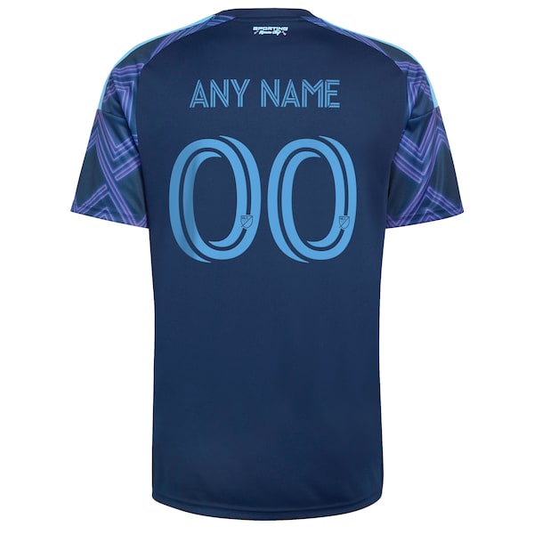 Adidas Sporting Kansas City 2026 The 18th & Vine Kit Replica Custom Jersey Blue