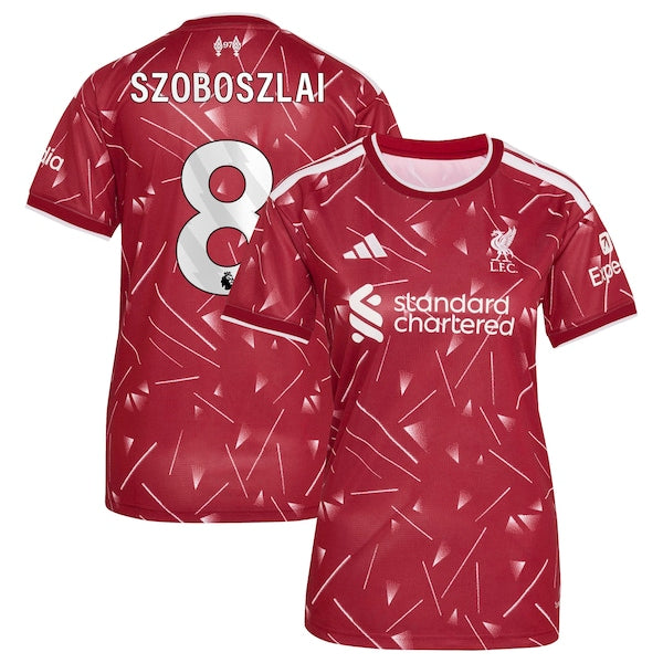 Adidas Dominik Szoboszlai Liverpool 2026/27 Home Replica Women's Jersey Red