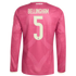 Jude Bellingham Real Madrid adidas 2026/27 Third Replica Long Sleeve Jersey - Pink
