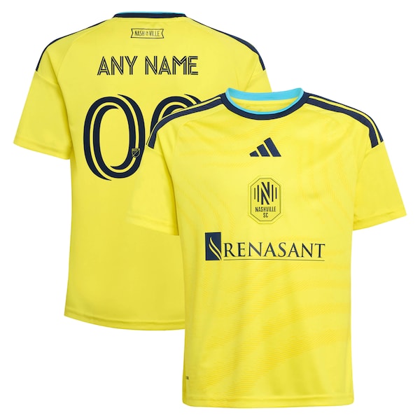 Customized Nashville SC 2026 The Reverb Kit Replica Custom Jersey Yellow